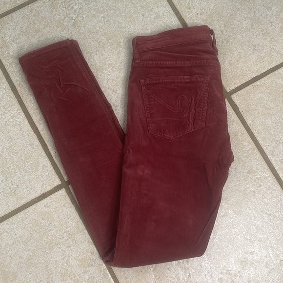Host Pick! Citizens of Humanity Corduroy Low Rise Skinny Jeans - Picture 5 of 12